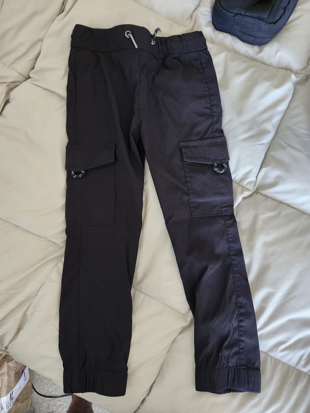 Ring of Fire Black Kids Cargo Joggers